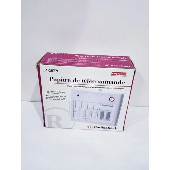 Radio Shack Plug In Power Remote Control Center 61-2677C - Picture 3 of 5